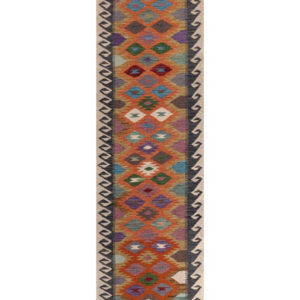 Maimana Afghanistan Kilim Runner - 305 x 86 cm