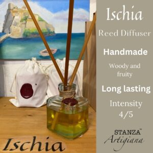 Italian holidays - Italian Reed diffuser - Dark Pomegranate - Ischia