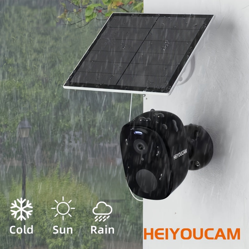 NNETM 2 Set Wireless Solar Security Camera 3MP Outdoor - Image 4
