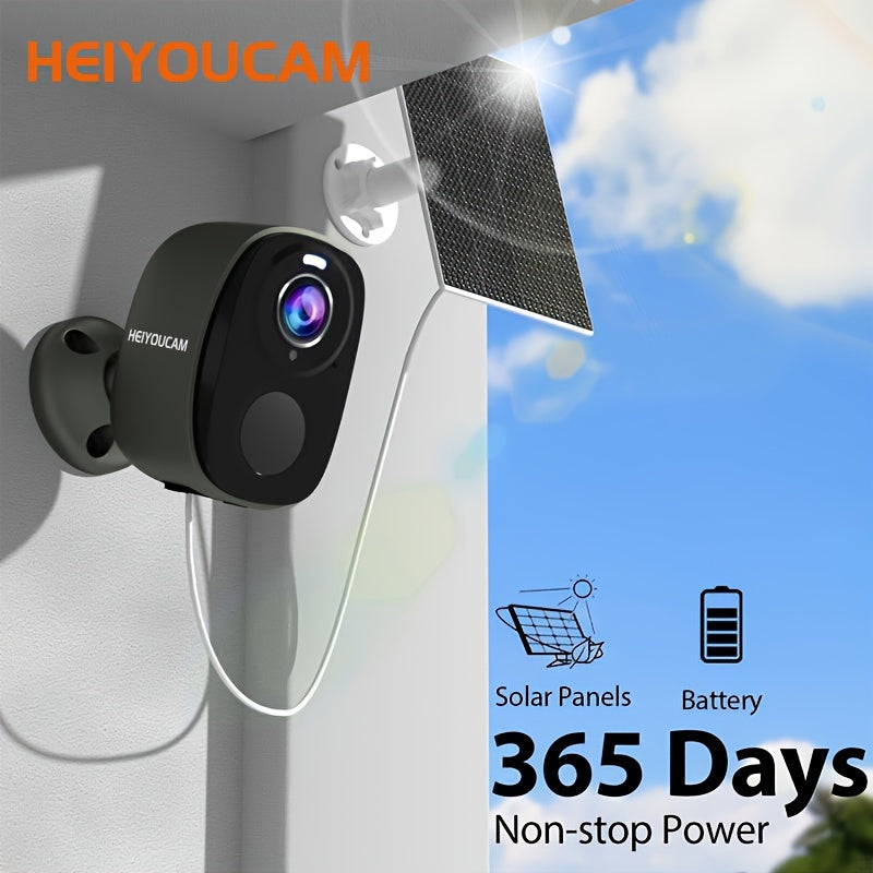 NNETM 2 Set Wireless Solar Security Camera 3MP Outdoor - Image 2