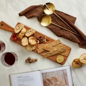 Malli Wood Serving Board with Handle