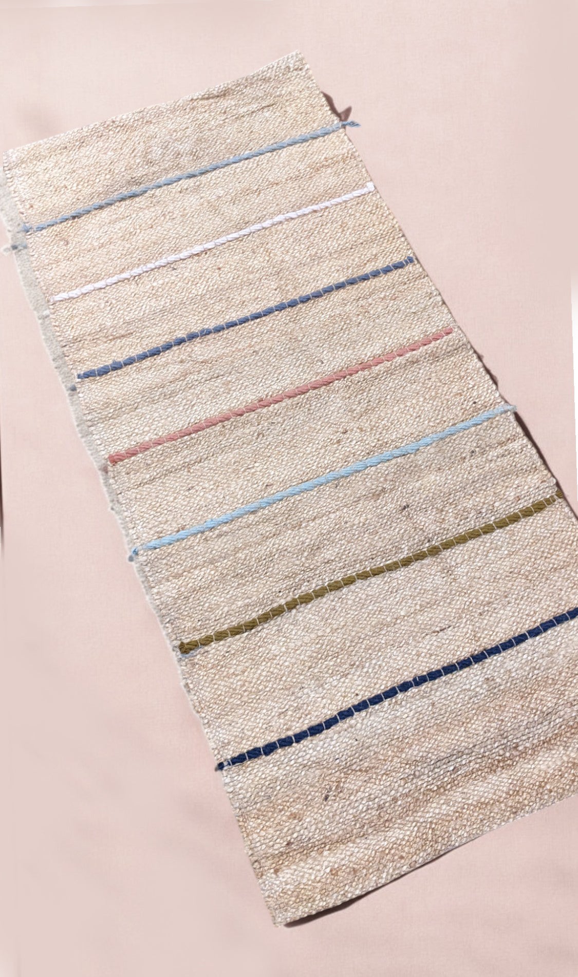 Flatweave Natural Jute Runner - 158 x 73 cm - Image 2